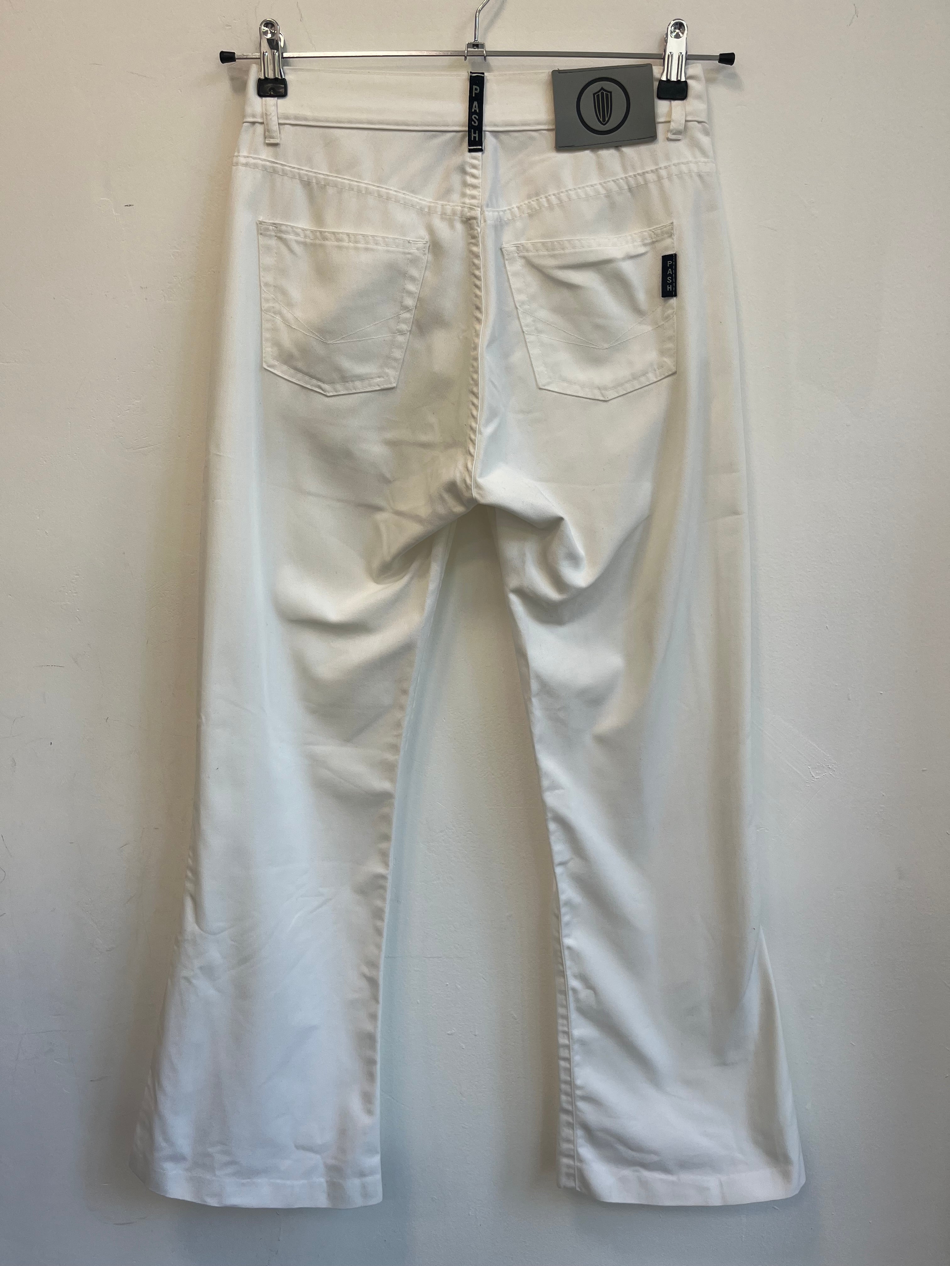 White flared jeans 36