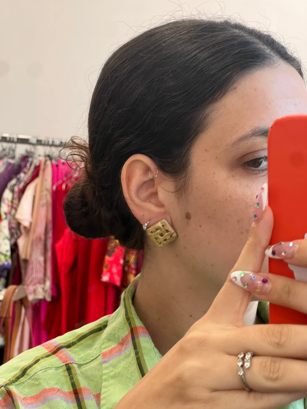 Gold Colored Earrings