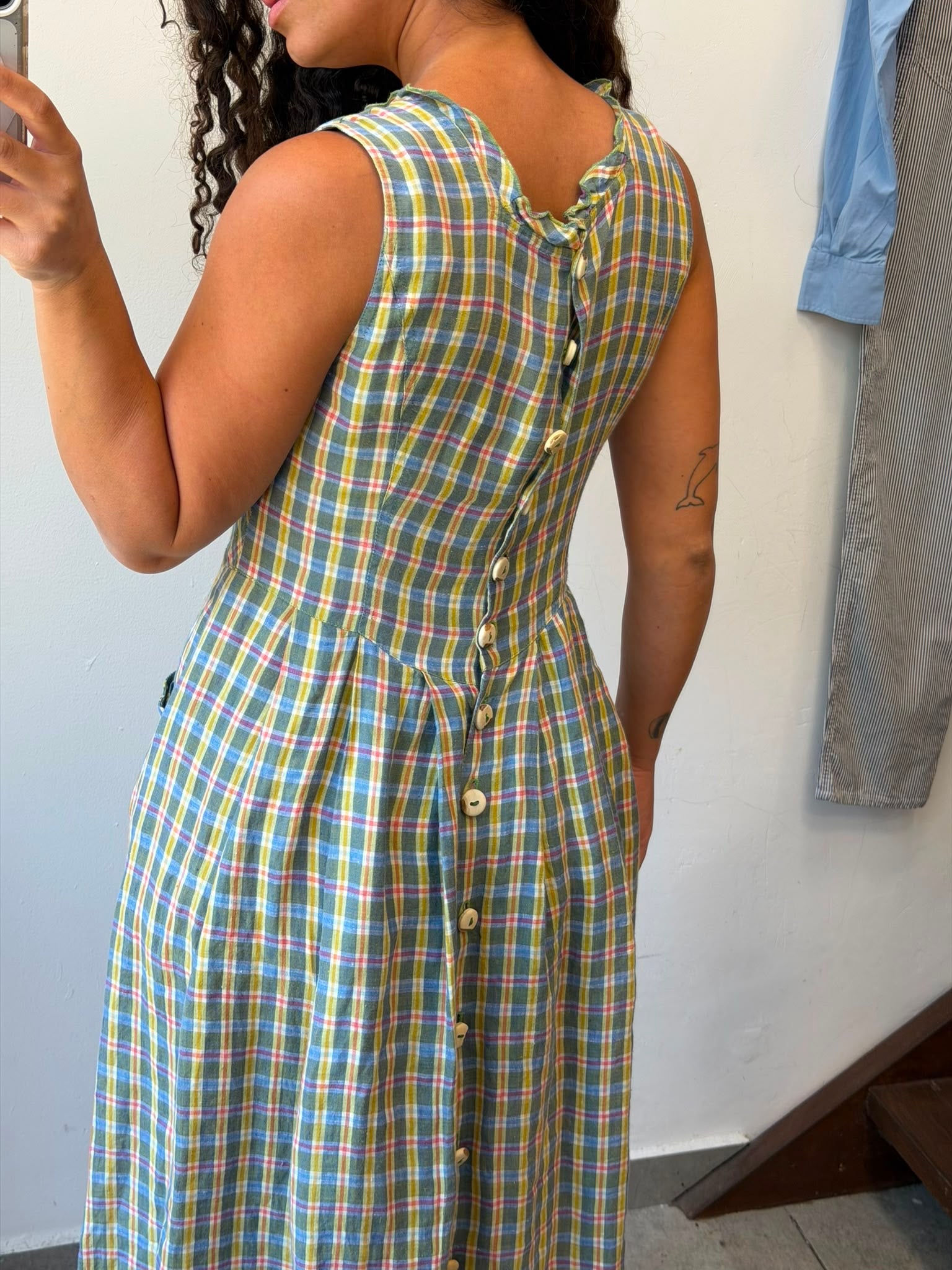 Checkered Colorful Dress 44-46