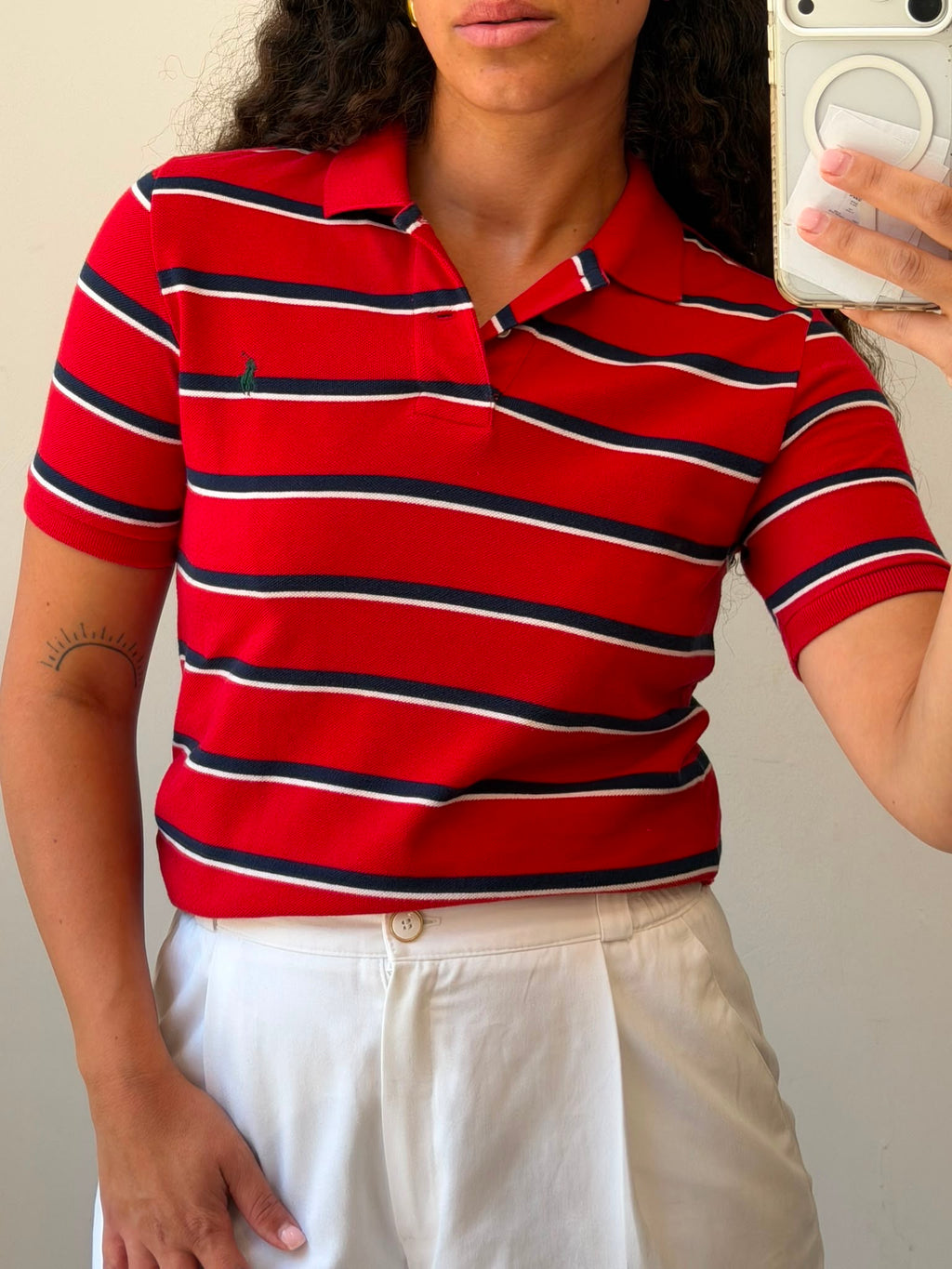 Striped Blue+Red Polo Ralph Lauren M-L