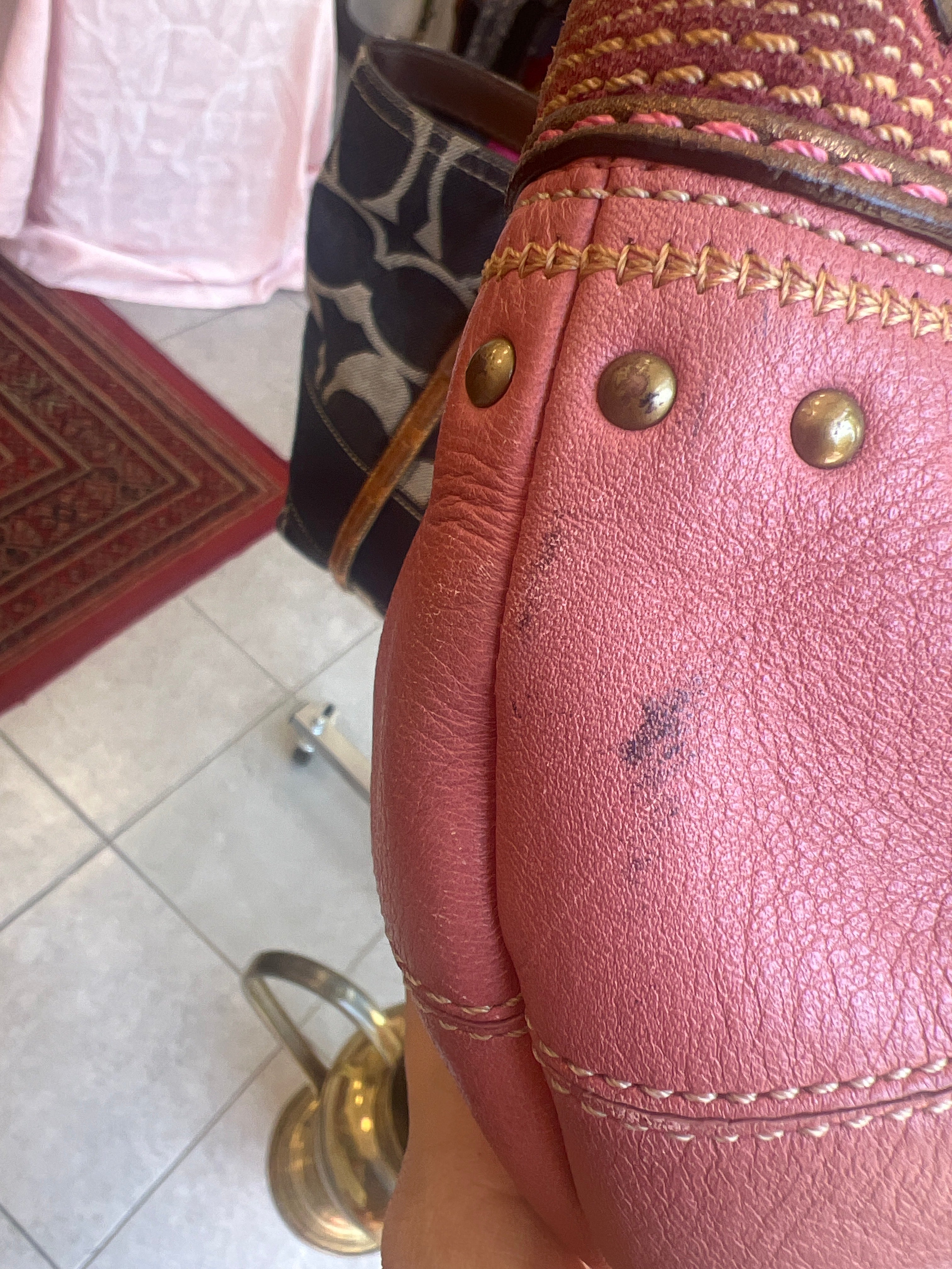 Rare Coach Soho Sniched Studded Hobo