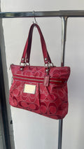 Coach Poppy XL Tote in Pink