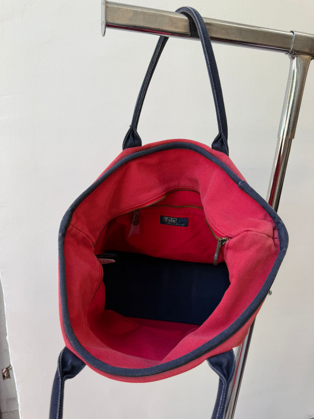 Ralph Lauren Tote in blue and red