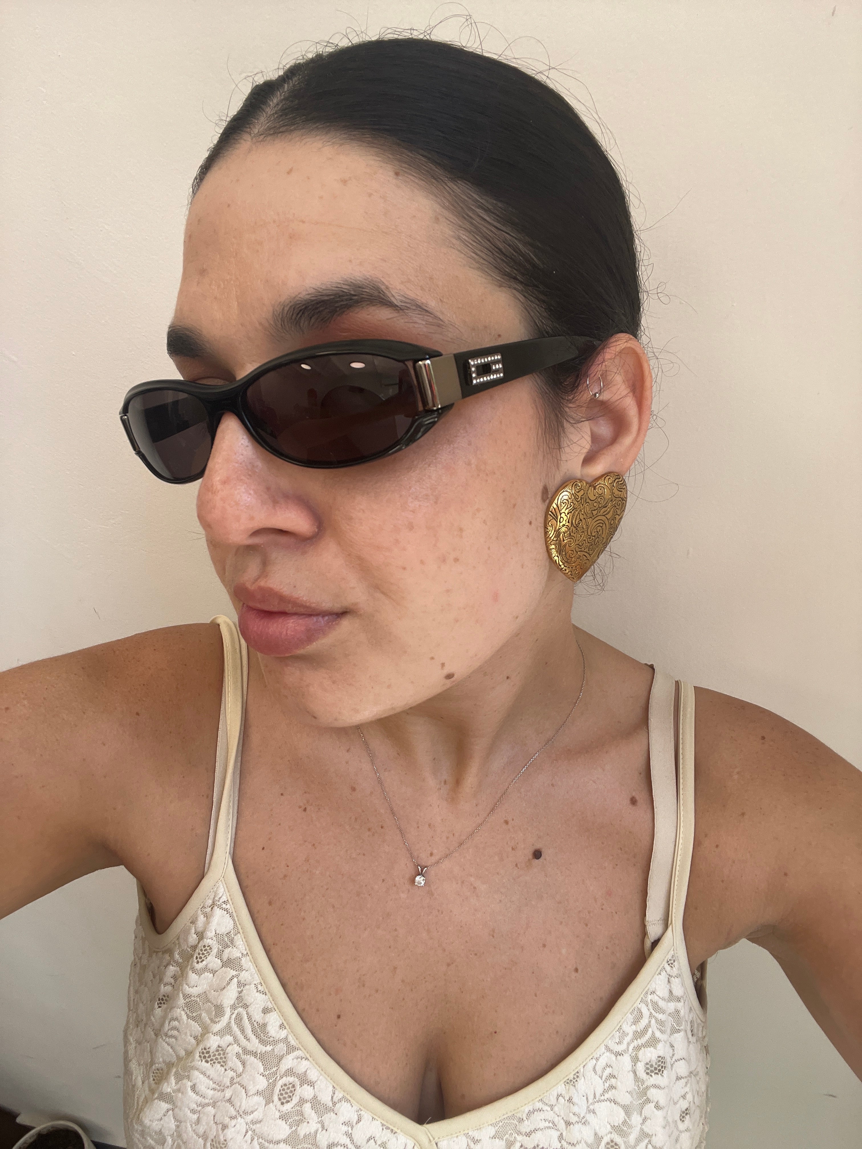 Gucci Sunglasses With GG Rinestones