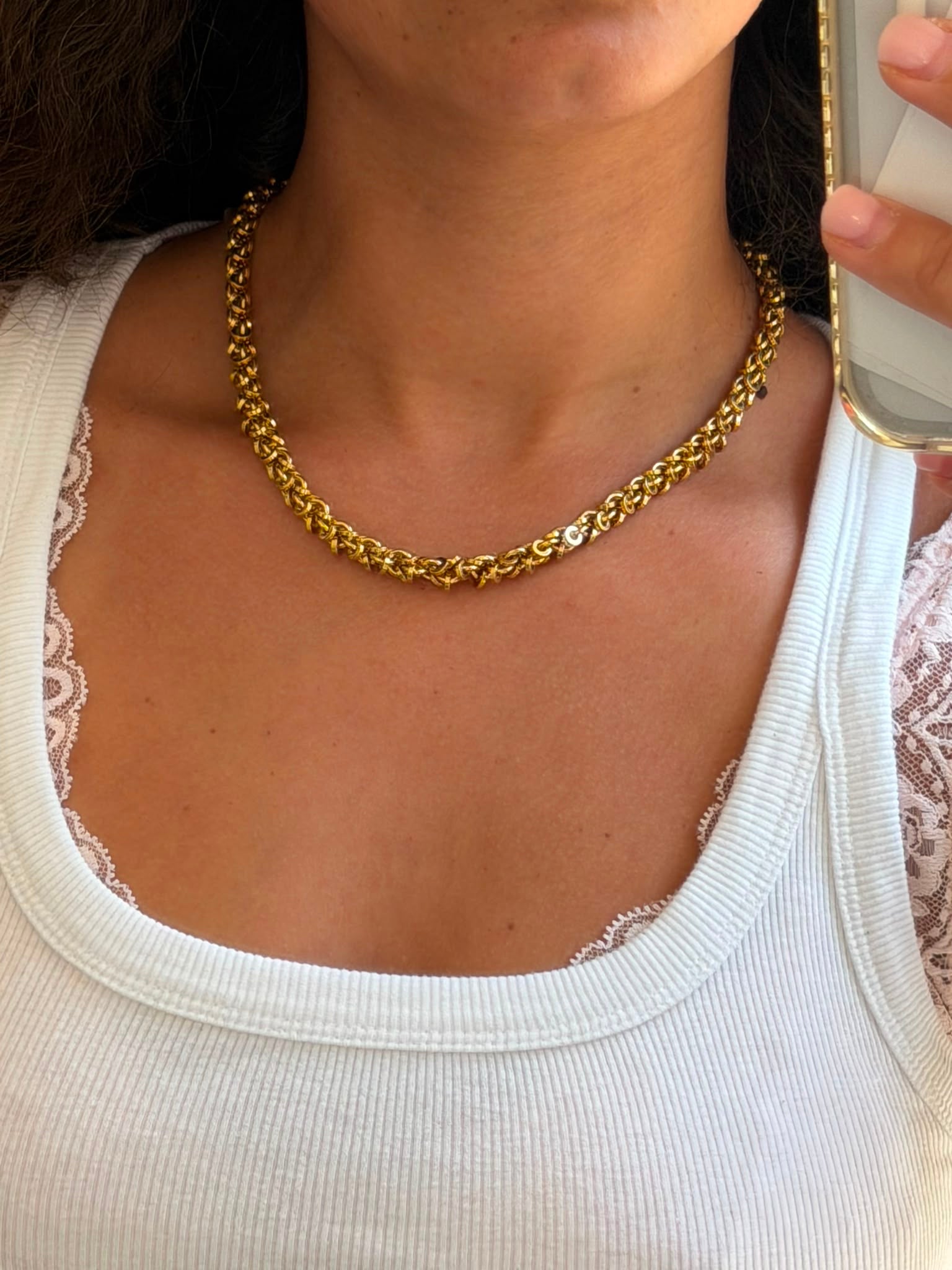 Monet Gold Colored Necklace