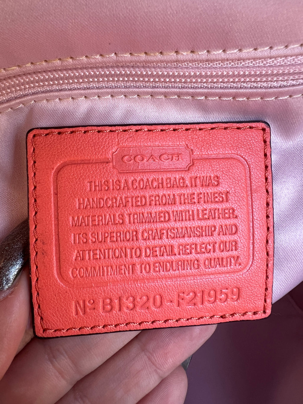 Coach Tote Straw Bag with Orange