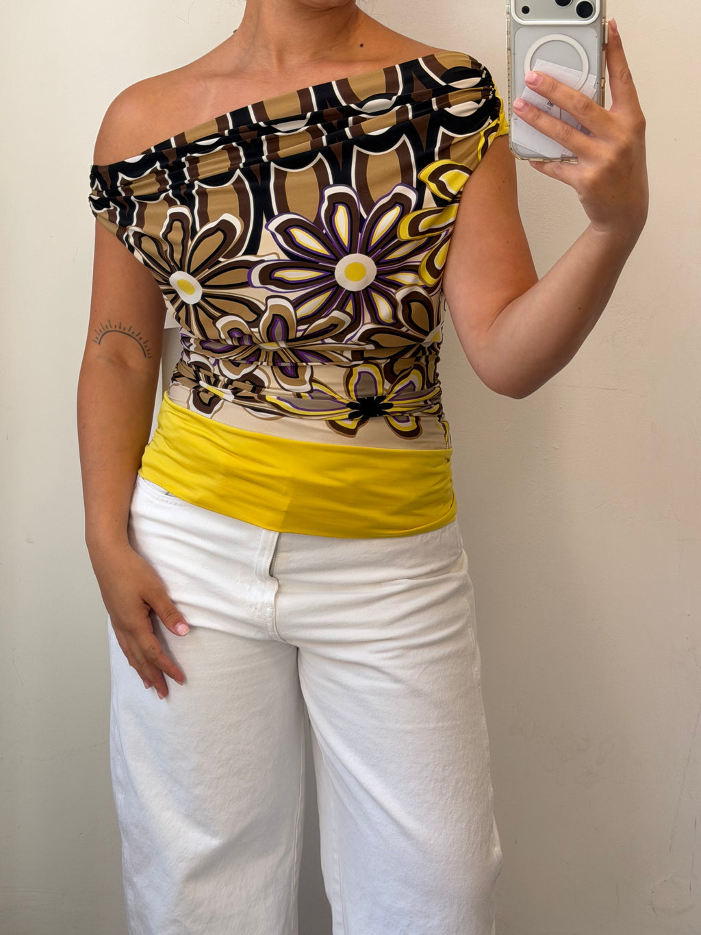 Flowery Coloful Y2K tank top M