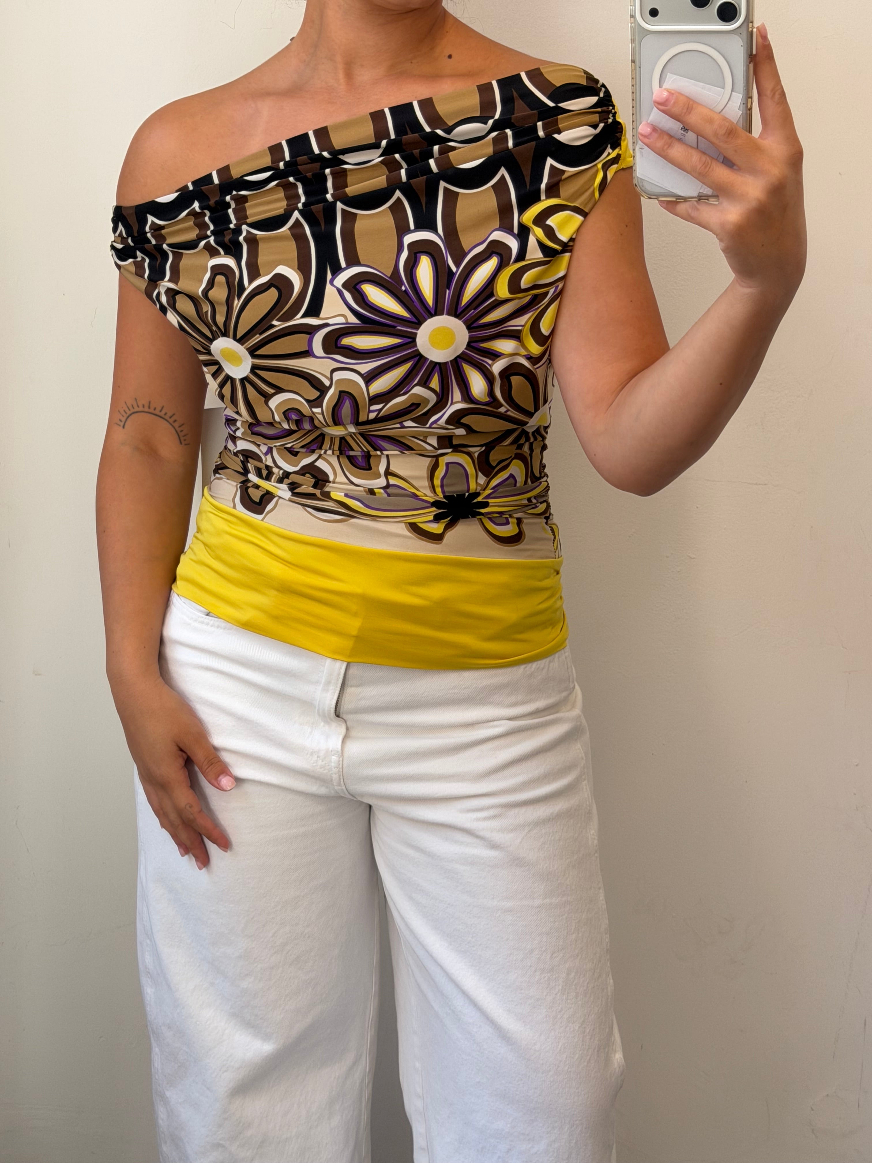 Flowery Coloful Y2K tank top M