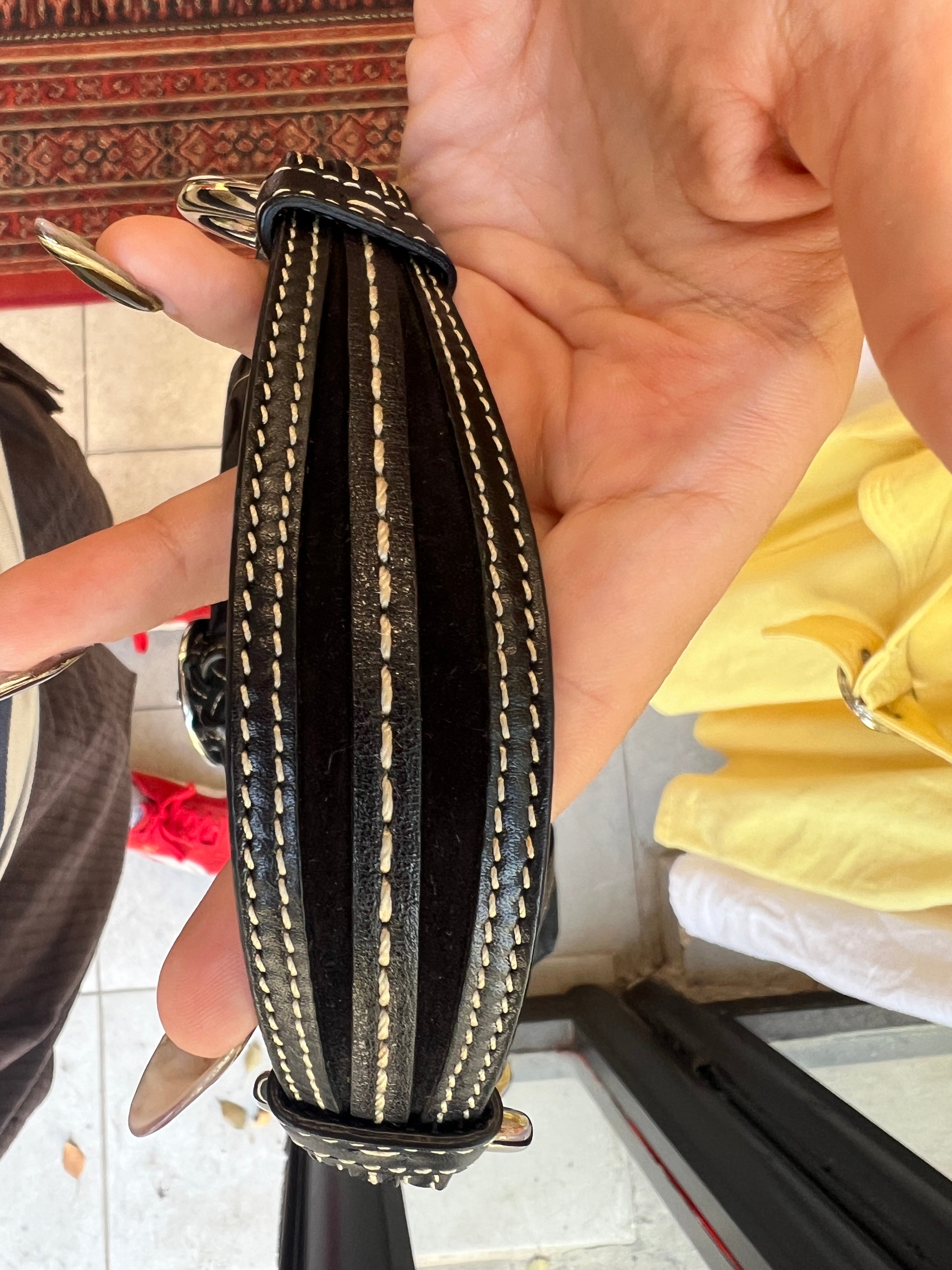 Coach Soho Signature Flap in Black