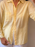 Light Yellow Roccobarocco long sleeve bottom-up L
