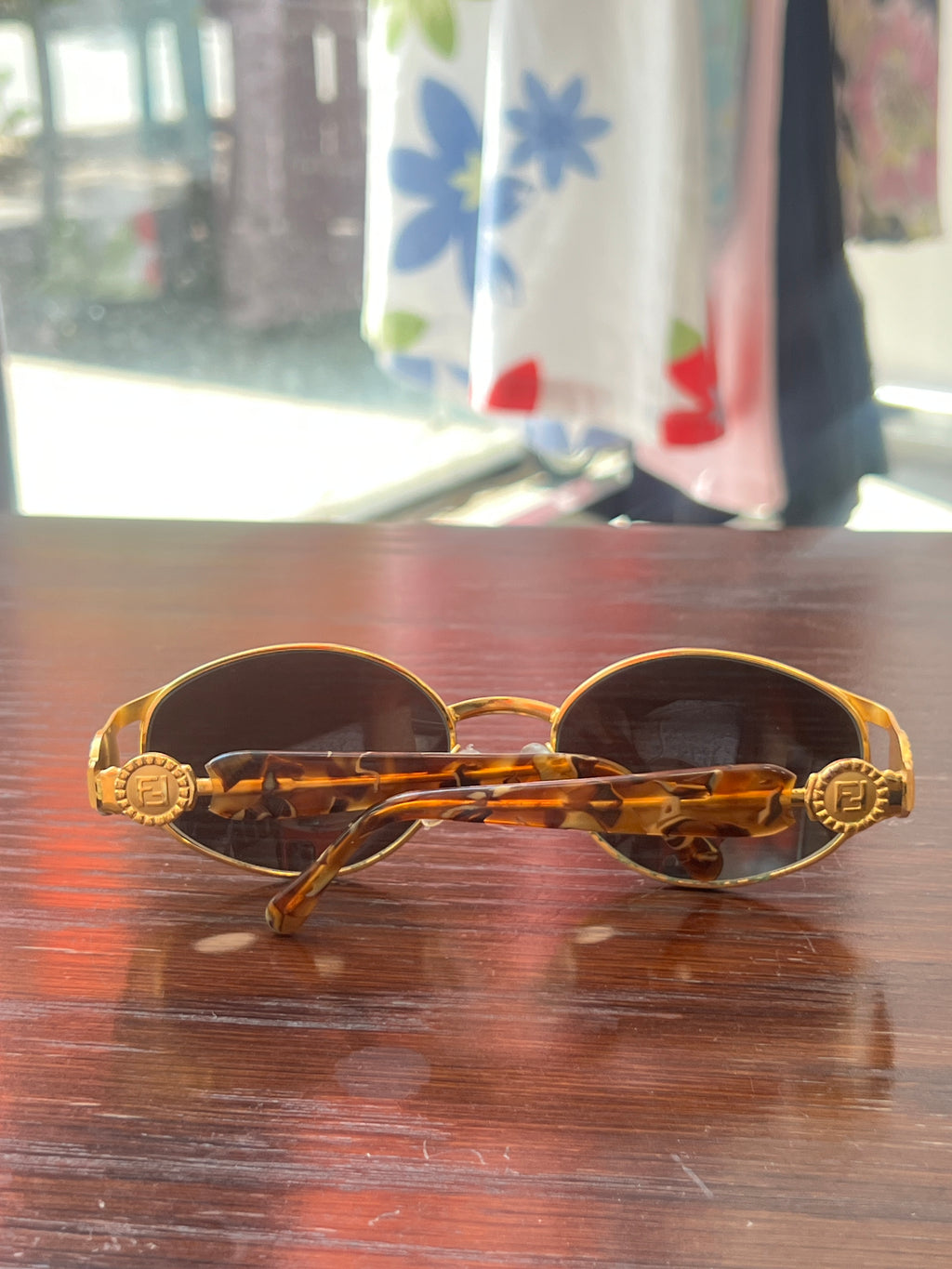 Fendi Sunglasses with Golden Details