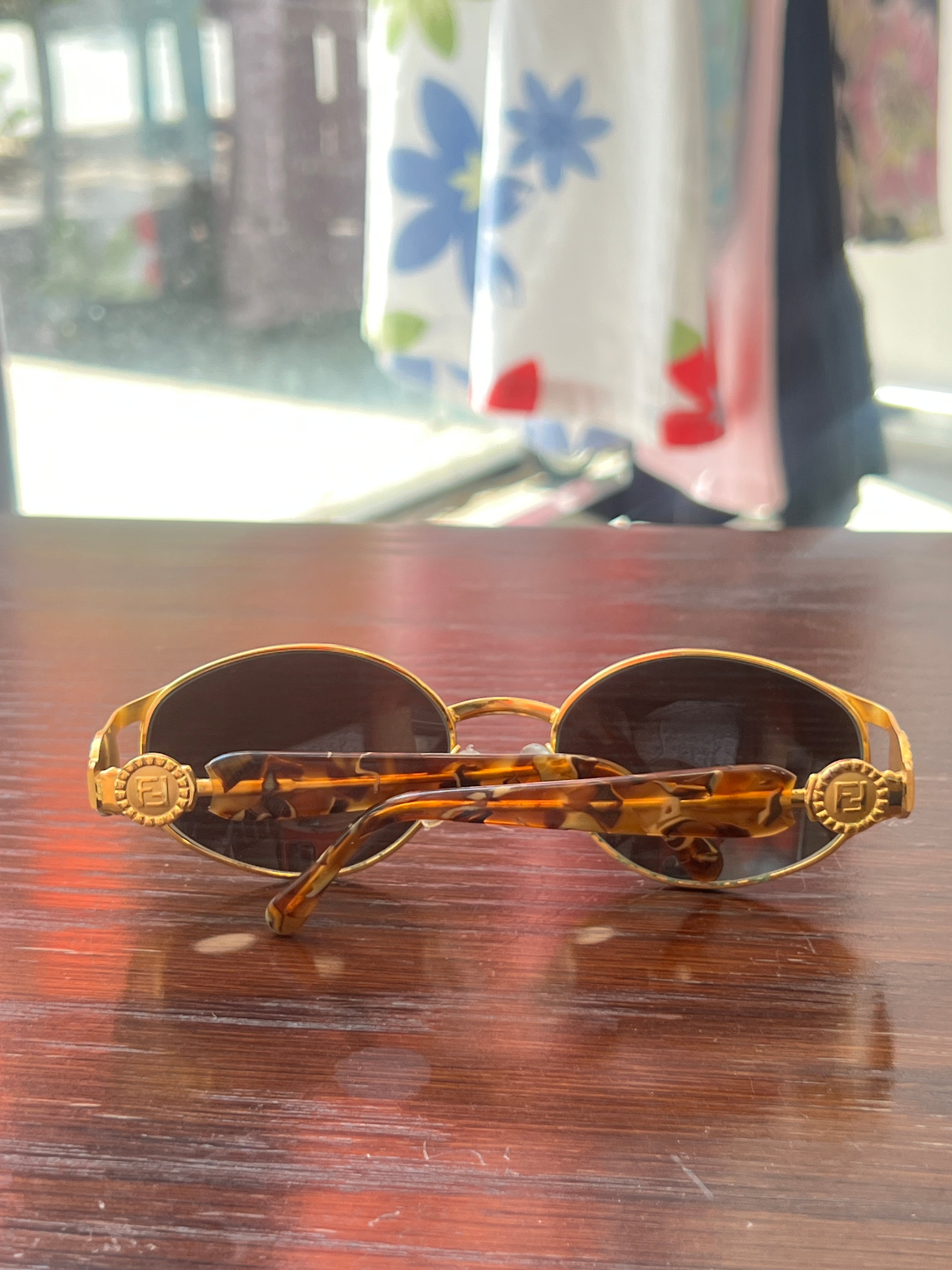 Fendi Sunglasses with Golden Details