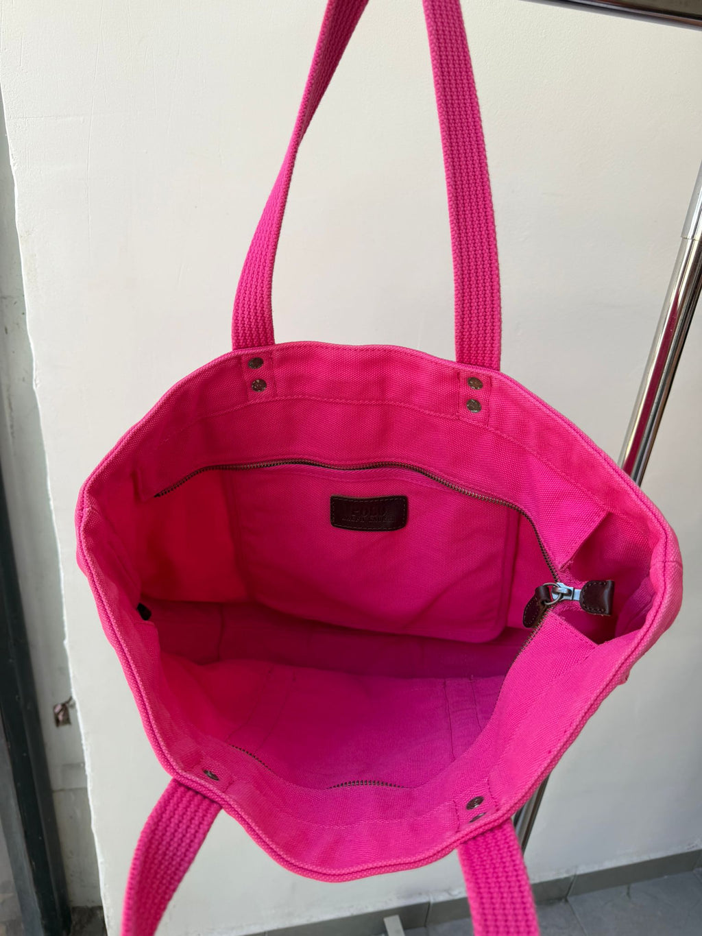 Ralph Lauren Tote in bright pink