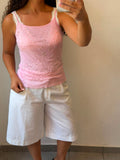 Pink Y2K top M