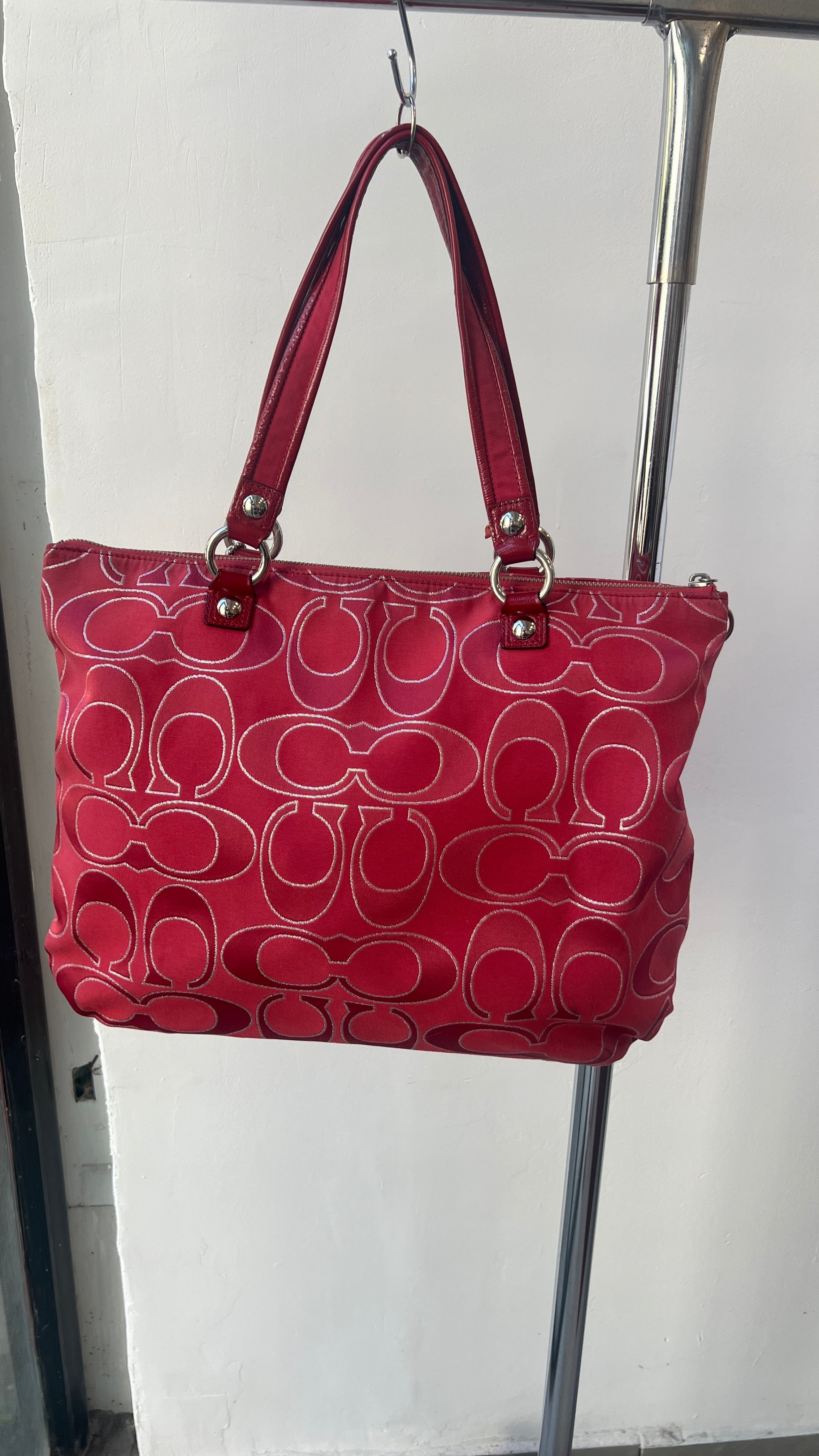 Coach Poppy XL Tote in Pink