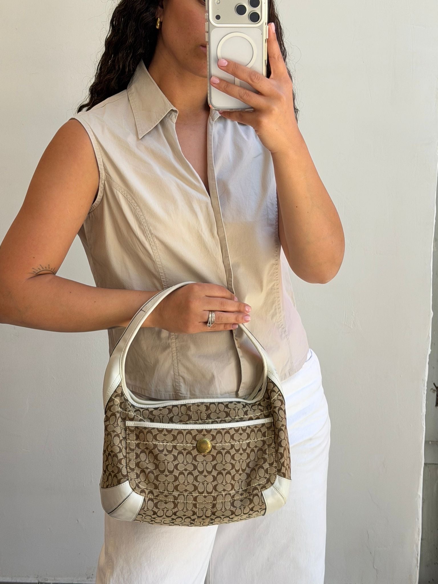 Coach Vintage Ergo Signature Canvas