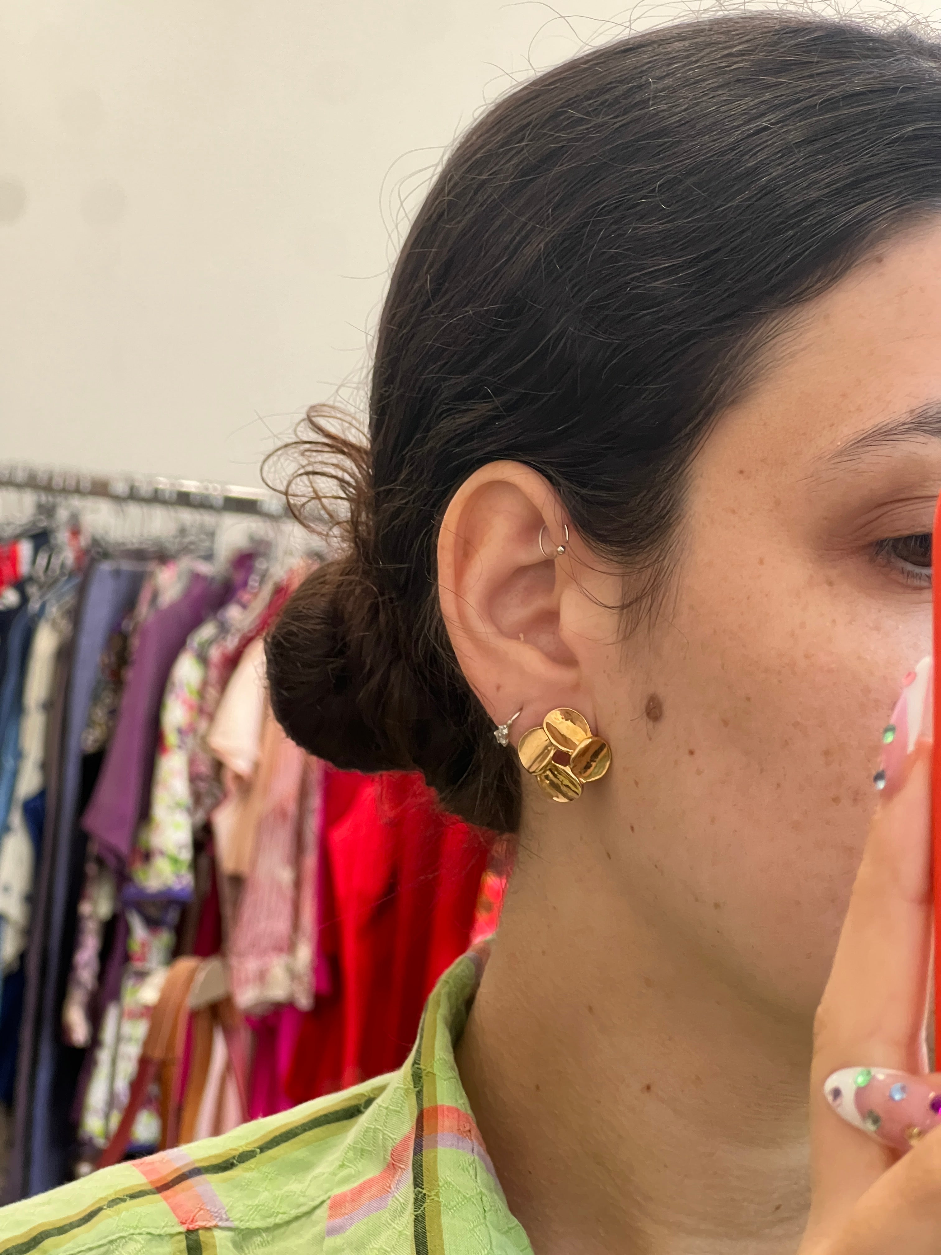 Gold Colored Earrings