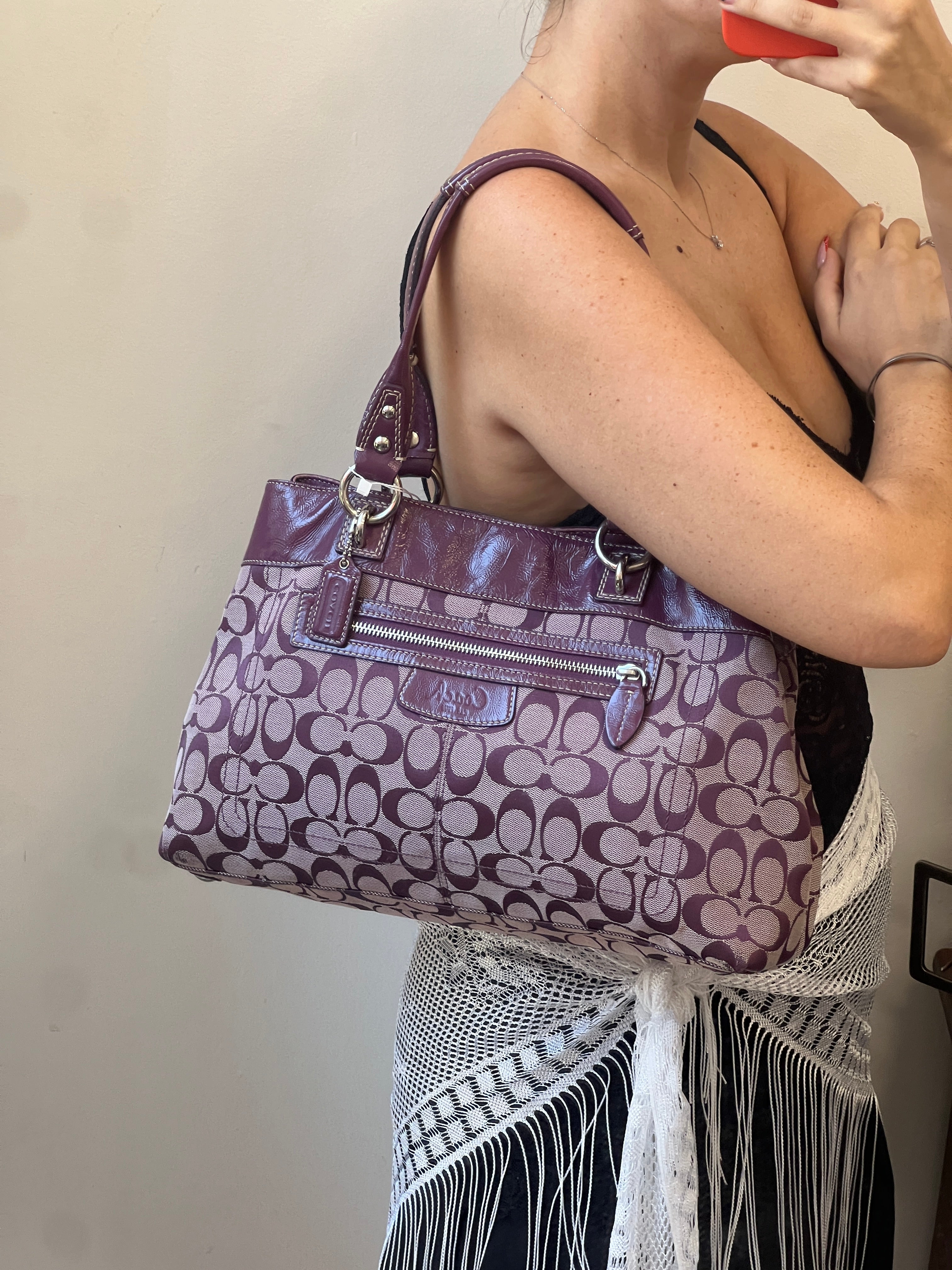 Coach Penelope Shoulder Bag in Purple