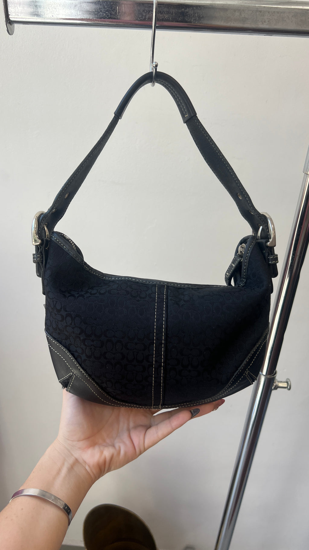 Coach Black Soho Hobo Bag