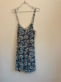 Kookai Blue Flowery Dress S-M