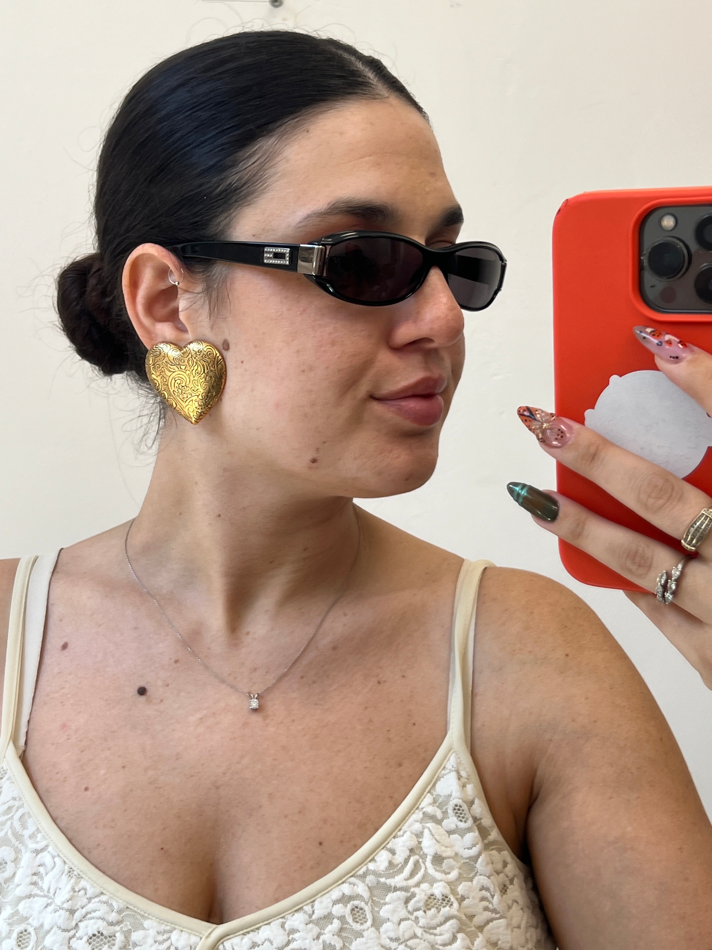 Gucci Sunglasses With GG Rinestones