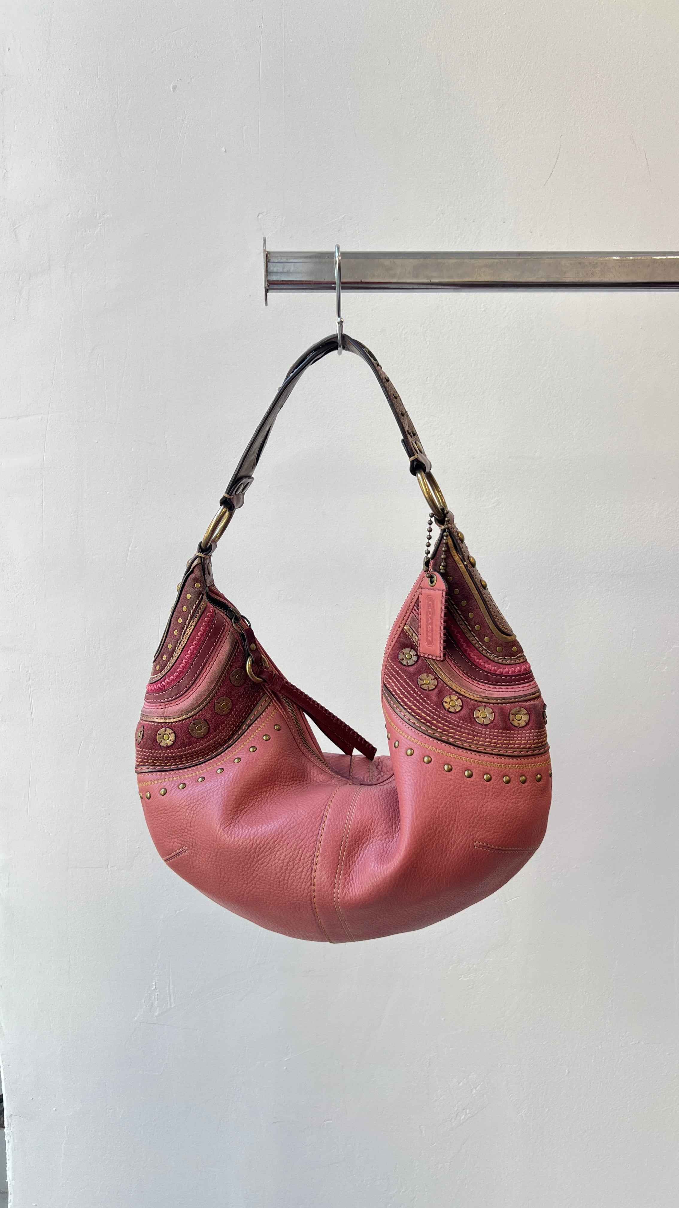 Rare Coach Soho Sniched Studded Hobo