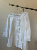 White Botton-up long sleeve shirt M-L