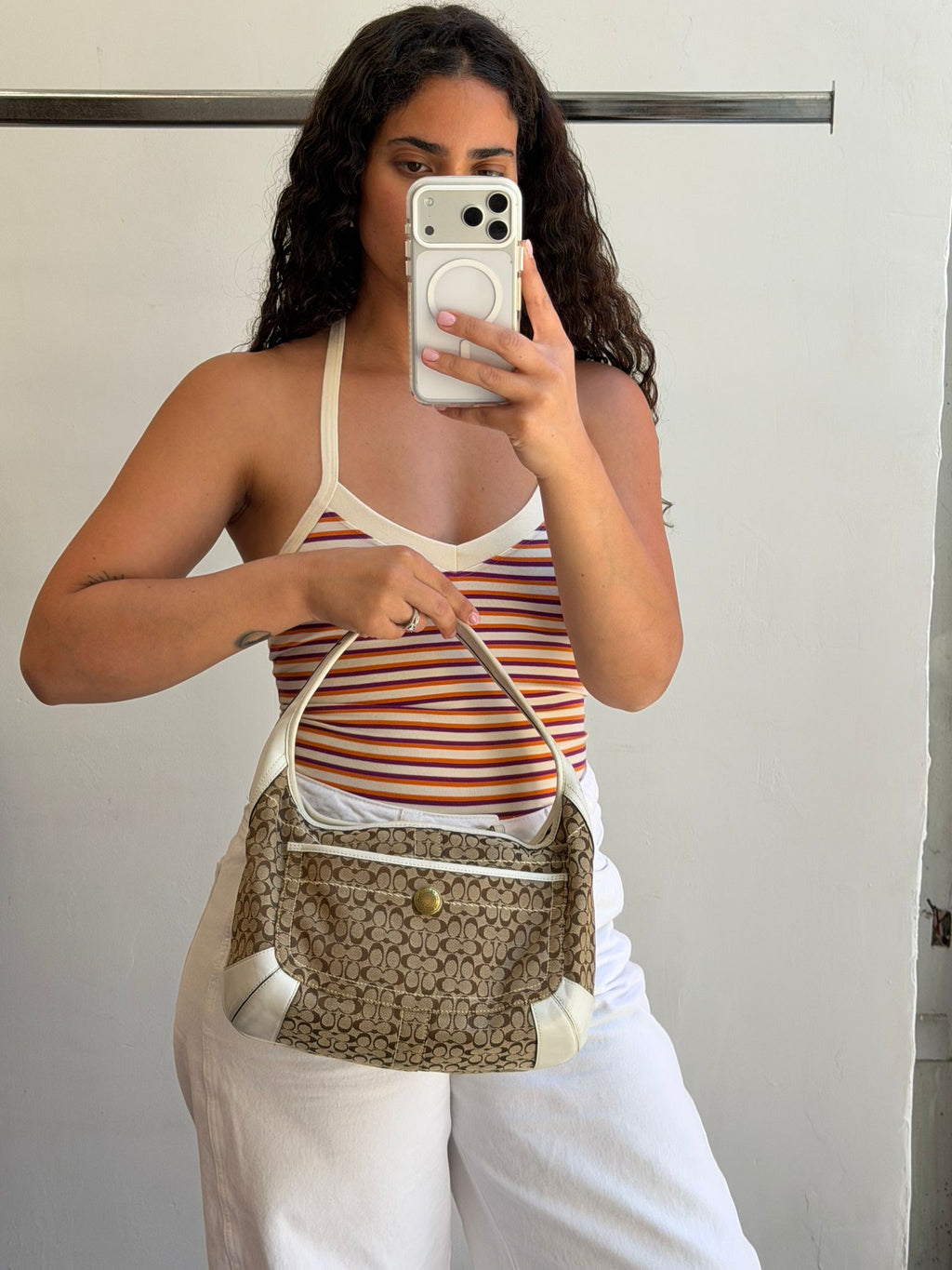 Coach Vintage Ergo Signature Canvas
