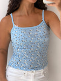 Floral tank top size M