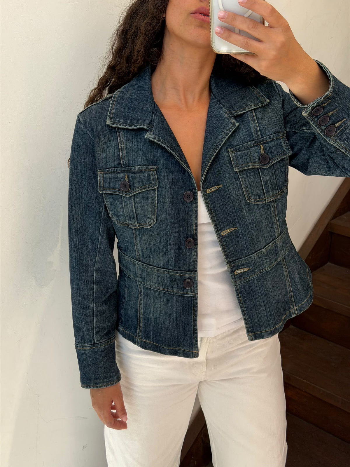 Denim Blazer Size M