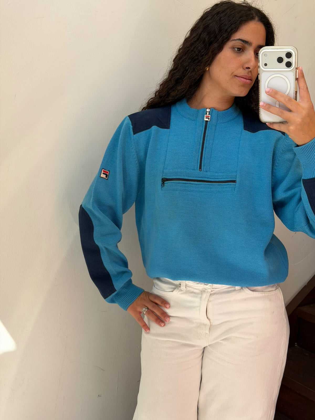 Fila Light Blue sweater Size XL