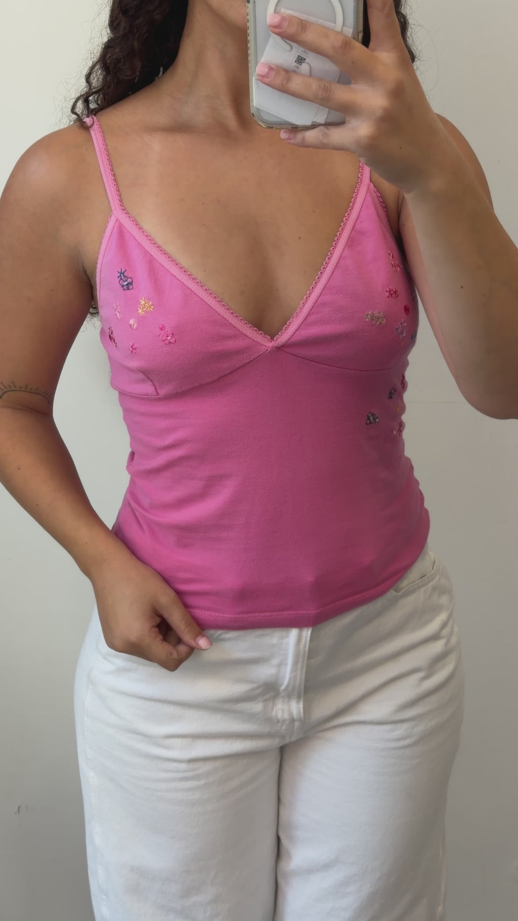 Pink Y2K Tank Top M