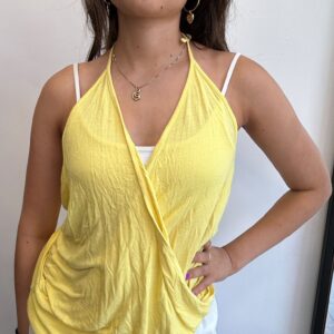 גופיית קשירה גב פתוח L