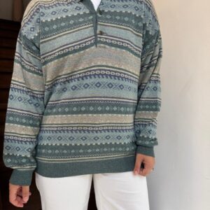 חולצת סריג עם צווארון L