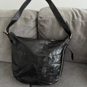 תיק עור קרוקו וינטג'