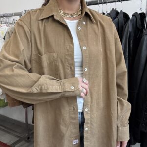 חולצה מכופתרת קורדורוי מידה L